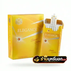 บุหรี่นอก ELEGANCE มะม่วง มิ้นท์ Super Slim (1 เม็ดบีบ)
