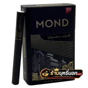 บุหรี่นอก Mond ม่อน ดำทอง Clean Aura