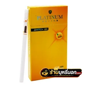 บุหรี่นอก Platinum แพลทินัม มะม่วง (1 เม็ดบีบ)