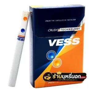 บุหรี่นอก Vess เวส มะม่วง (2 เม็ดบีบ)